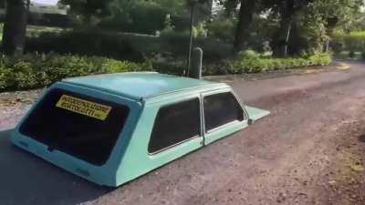 Craftsmen have created the lowest car in the world.