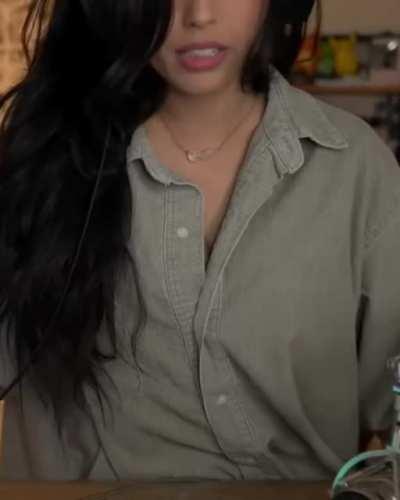 Shame she buttoned up