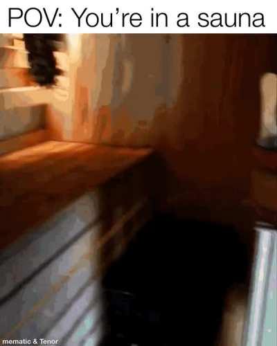 It’s like a sauna in here