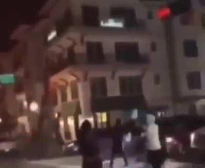 WCGW drifting on a public street.