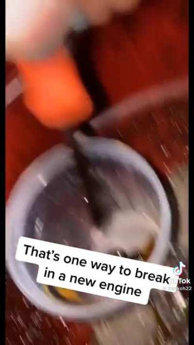 The idiot was not currently in the car, but still...