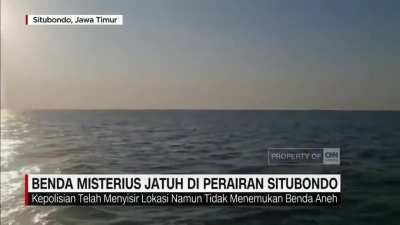 Mysterious Object Falls in Indonesian Waters - 23rd May 2021