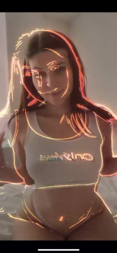 Trying this tiktok filter on my boobs! :P