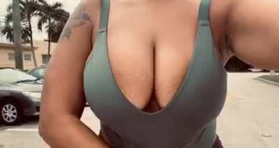 The jiggle those melons make