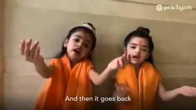 yadā yadā hi dharmasya glānir bhavati bhārata abhyutthānam adharmasya tadātmānaṁ sṛijāmyaham paritranaya sadhunam vinashaya cha dushkritam dharma-sansthapanarthaya sambhavami yuge yuge