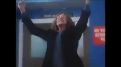 john lennon kicks the bin (1968 something)