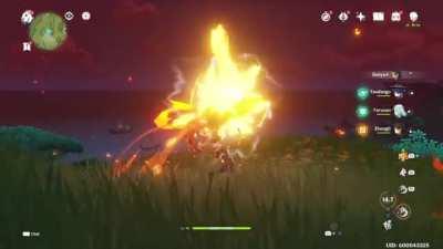 Dehya's ult gets canceled if you jump