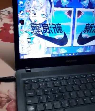 Leaked video of Nux’s laptop