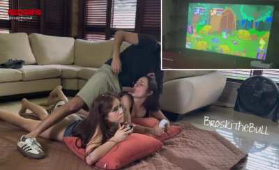 Two nerdy Latinas who also happen to be total cock sluts