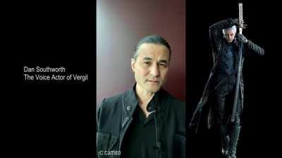 I was able to commission Dan Southworth, the voice actor of Vergil in DMC, to say something for Gura birthday!