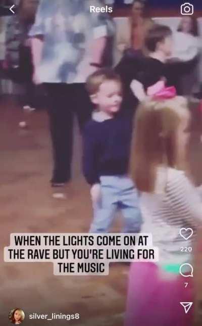 Spider-Man on the dance floor