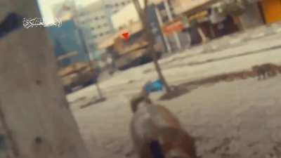 Urban combat footage from Hamas, targeting Israeli tanks in Gaza.