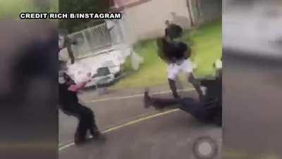 One Man vs Two Cops KO