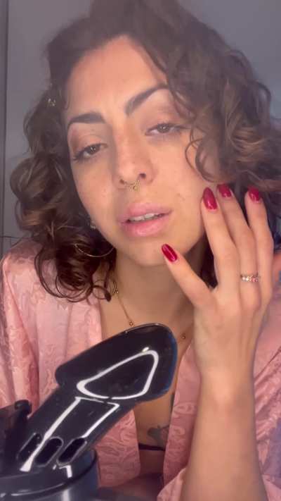 I don't care if it aches, it's part of your training, sissy