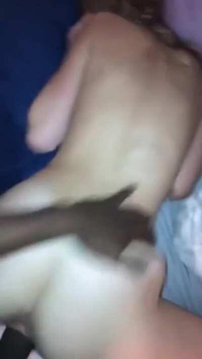 My girl's wet pussy gets pounded deep by her bull's massive cock. No wonder she had trouble walking this morning...