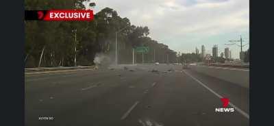 Lexus SUV bursts into flames after rollover crash