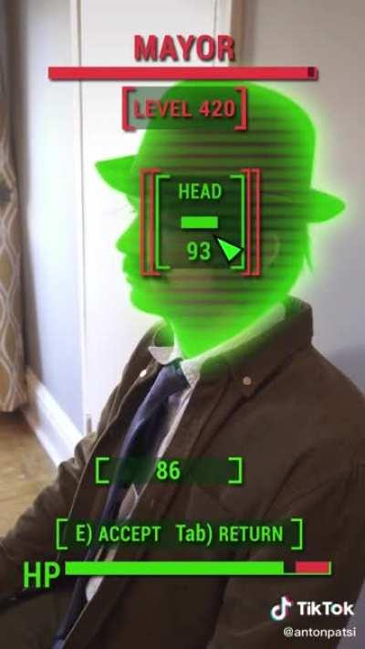 I’m the mayor, after all