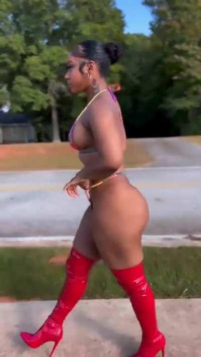 Side view, back view