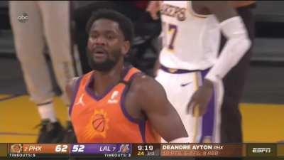 [Highlight] Ayton moves Drummond out of the way and slams it home