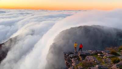 Unreal experience at the top of Bluff Knoll, Western Australia. Full video linked in the comments.