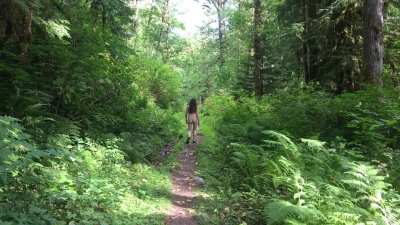 Properly Attired for a Stroll Through the Woods
