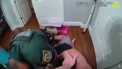 to arrest a shoplifter as cops barge into an innocent family’s home, injure a disabled veteran dad, then realize they went to the wrong address.