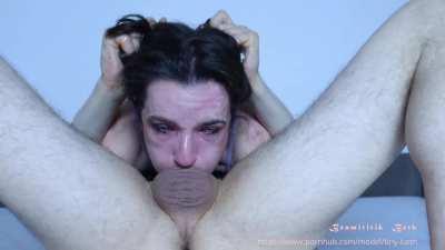 It was too much cum and my throat shared it with my nose