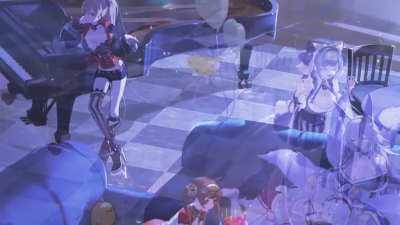 An official Live2D touch to the EN 3rd Anniversary artwork