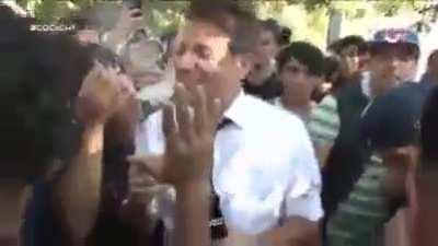 At reporting on a pro Cannabis protest.