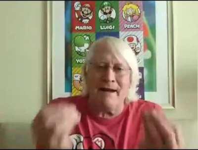 I just met Charles and got him to say “I cooka da pizza” in Luigi’s voice