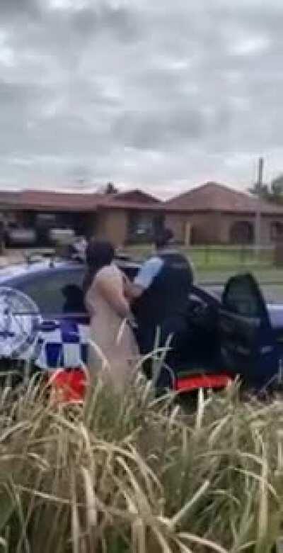 Spitting on an officer will get you beat