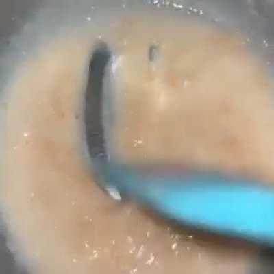 Pizza turned into Ice cream