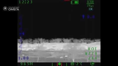 A Ukrainian sniper is working, Donetsk region.