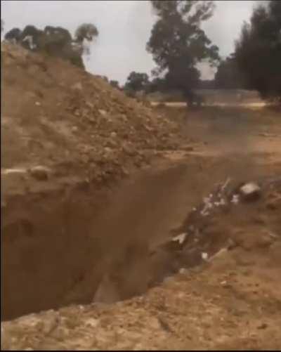 Nearly blown up after igniting pallet