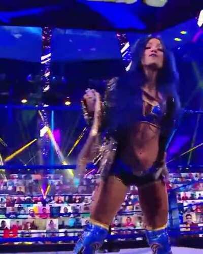 Second Entrance from Smackdown