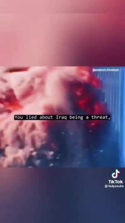 May we never forget what the USA and its allies did to Iraq.