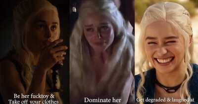 Emilia Clarke, be honest how would your night with her turn out?