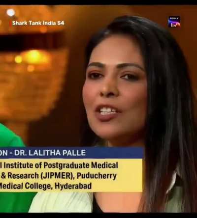 Sharks got shocked after listening to her knowledge !!