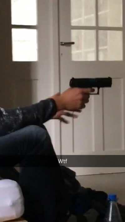 Self-destruction initiated