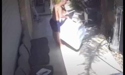 Being careless with a table.