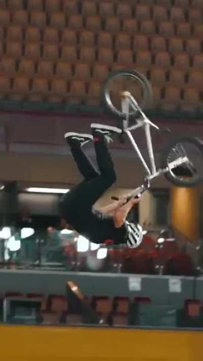 1st place in BMX Best Trick at Nitro World Games 2022