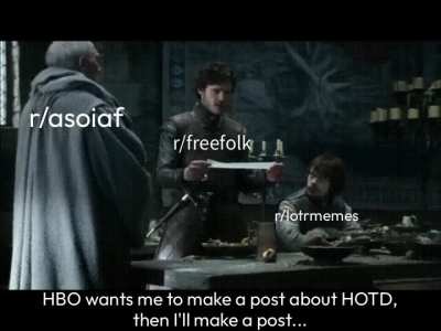 Let the ravens fly to all the high subs of the realm.