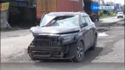 Video of horrific accident in Navsari