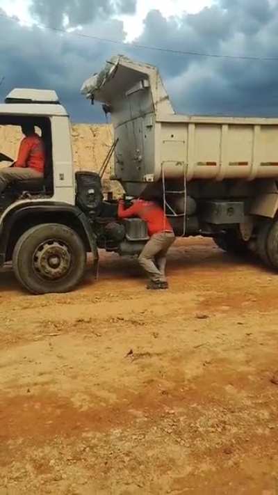 He put his head where it shouldn't be...