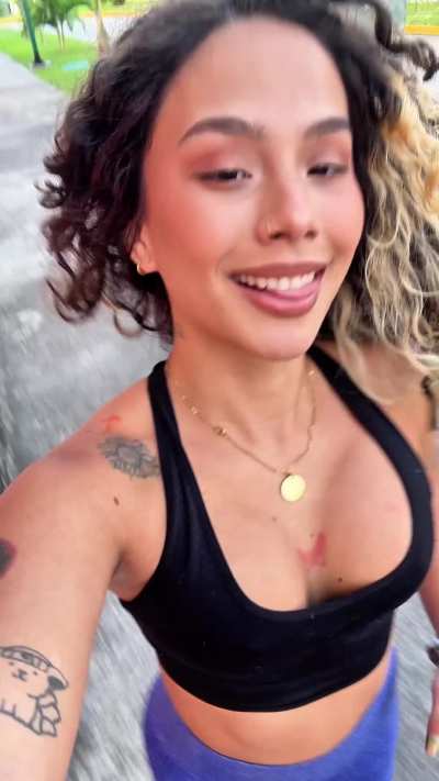 Do you like how everything bounces when I run?