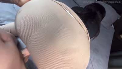 Big Ass Ebony Fully Clothed Doggystyle