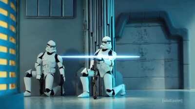 Can’t believe they got the original VA’s for this skit!