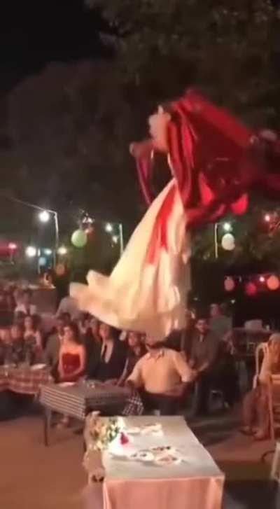 Absolutely normal wedding ritual.