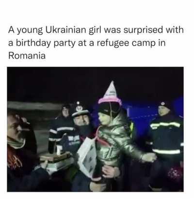 Little girl got a suprise!