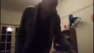 Callum did all this infront of his Mum